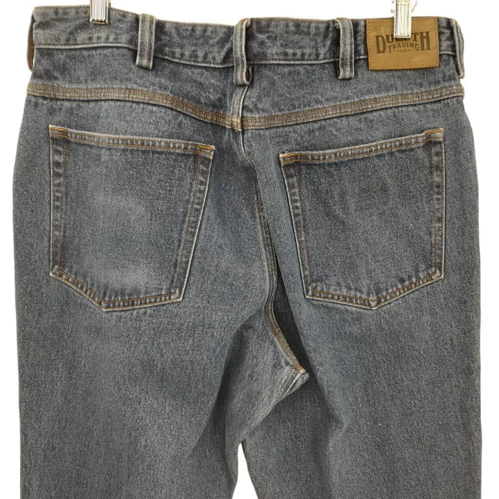 Duluth Trading Company Relaxed Fit Jeans Size 36 x 34 Mens Medium Wash Classic